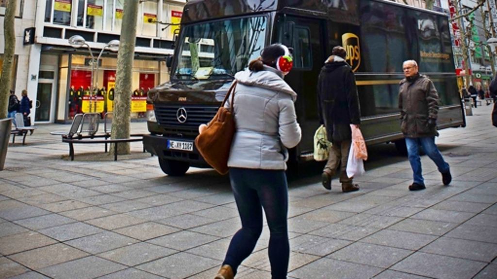 Königstraße in Stuttgart: Lieferanten ignorieren die Sperrzeiten
