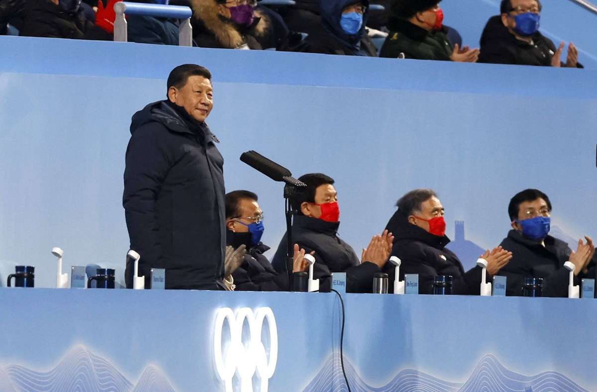 Im Anschluss eröffnete Chinas Staatspräsident Xi Jinping die Olympischen Spiele offiziell.