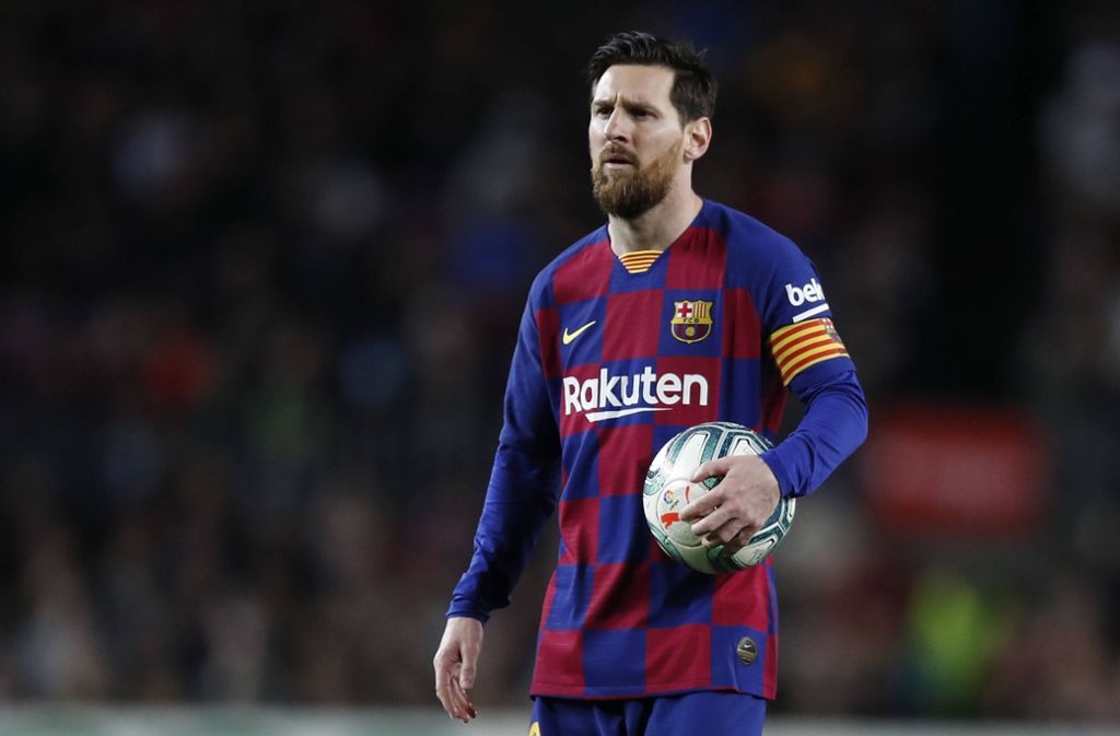Lionel Messi vom FC Barcelona zeigt sich ob der Corona-Krise sehr bewegt. Foto: imago images/ZUMA Wire/Eric Alonso via www.imago-images.de