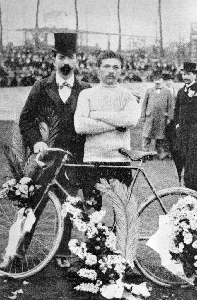 Der erste Tour de France Sieger war Schornsteinfeger Maurice Garin (rechts).
