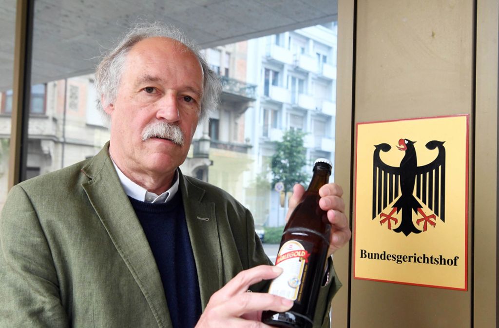 Gottfried Härle, Geschäftsführer der Brauerei Clemens Härle, ist vor dem Bundesgerichtshof in Karlsruhe unterlegen.