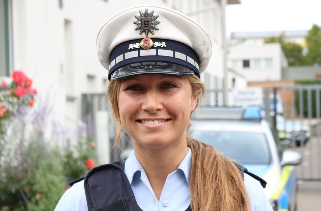 „Polizistin ist mein Traumberuf“, sagt Moira Winkendorf über ihre Arbeit.