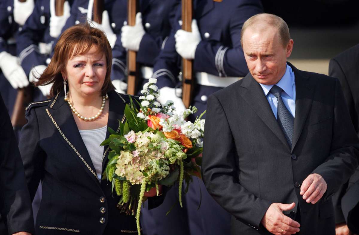 Putins Frau Ljudmila soll öffentliche Auftritte nicht besonders gemocht haben.