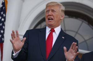 US-Präsident Donald Trump beharrt auf seiner „Feuer und Wut“-Drohung Foto: AP