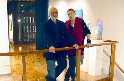 Hans Ginter und Marlis Weber-Raudenbusch haben die Geschicke des Kunstvereins seit bald 20 Jahren geleitet. Foto: Müller-Baji