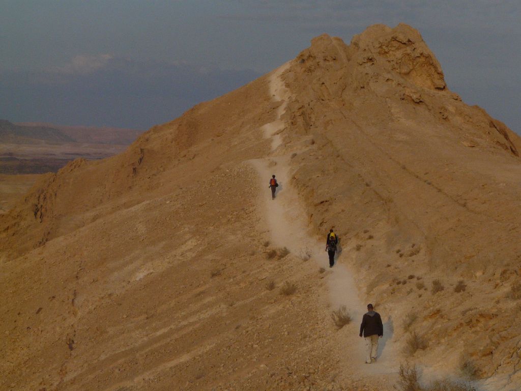 Einblicke in die Negevwüste in Israel.