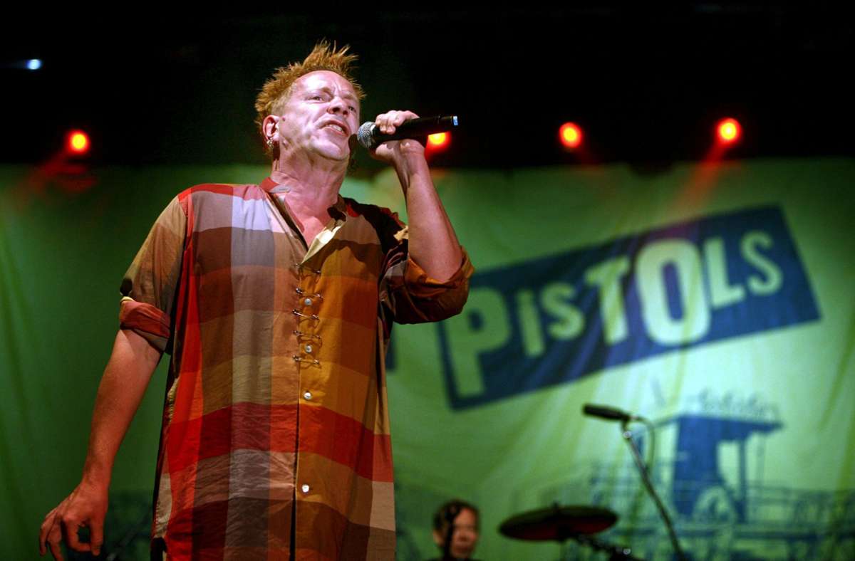 John Lydon 2008 bei einem Auftritt der Sex Pistols in Polen