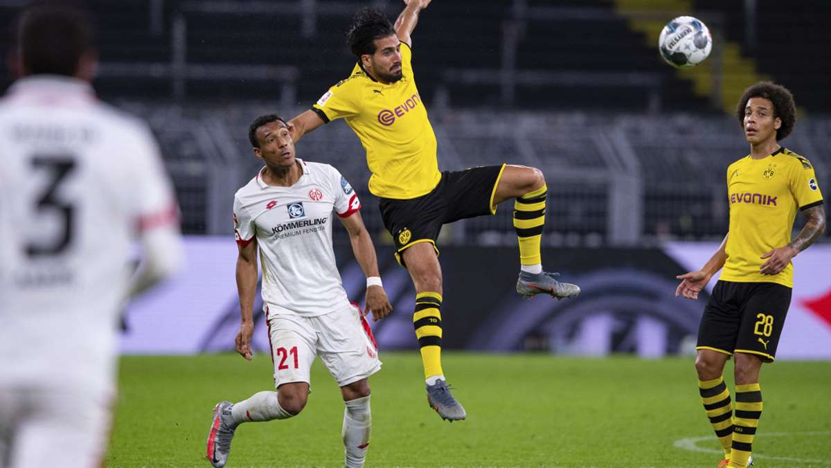  Peinlicher Rückschlag für Borussia Dortmund im Rennen um die Vize-Meisterschaft, unverhoffter Befreiungsschlag für den FSV Mainz im Kampf gegen den Abstieg. 