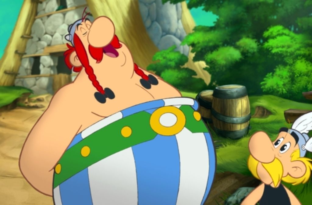 Männer der Schnurrbärte und der guten Laune: Asterix und Obelix.