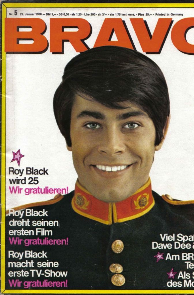 1968: Schlager-Legende Roy Black.
