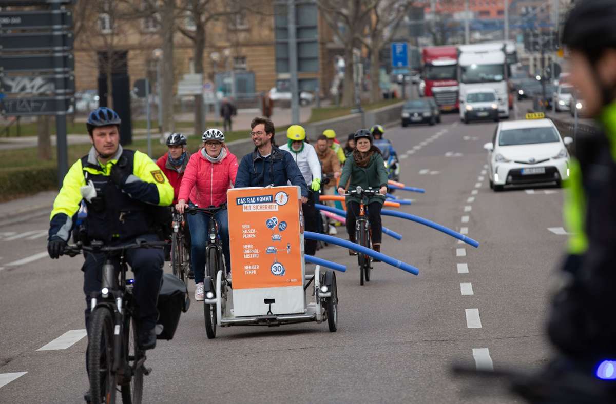 Der ADFC setzt sich für die Sicherheit der Radfahrenden ein. Foto: Lichtgut/Leif Piechowski