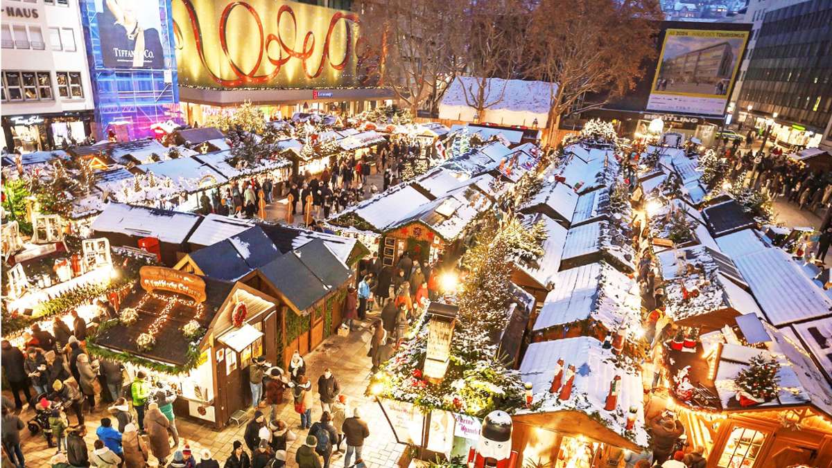 Weihnachtsmarkt  Stuttgart: So fällt die bisherige Bilanz der Händler und Wirte aus