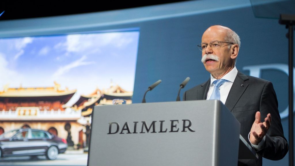 Daimler-Chef Zetsche: Zweites Halbjahr wird deutlich besser laufen