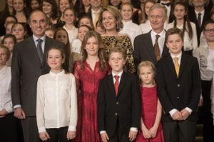 Belgische Königsfamilie besucht Weihnachtskonzert