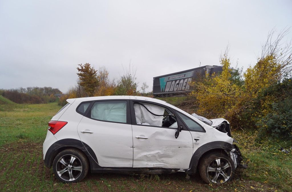 Auf der A81 bei Pleidelsheim kam es zu einem Verkehrsunfall.