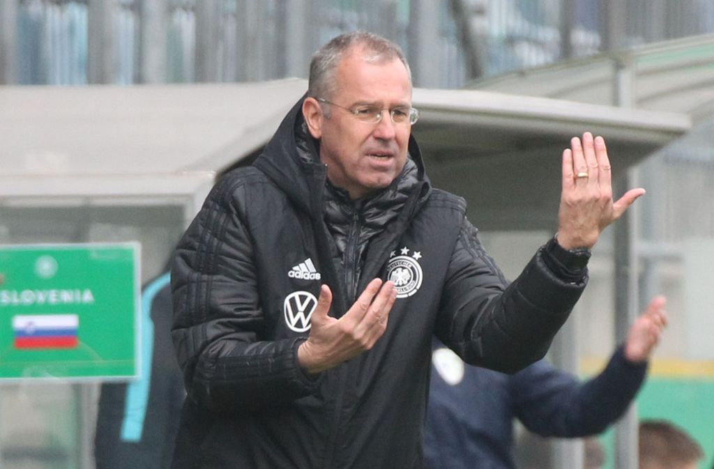 Konnte sich mit dem DFB auf keine Vertragsverlängerung über den 30. Juni hinaus einigen: U-17-Nationaltrainer Michael Feichtenbeiner. Der gebürtige Stuttgart kam 2015 zum DFB. In seiner Station davor war der 58-Jährige Sportdirektor beim SV Wehen Wiesbaden.
