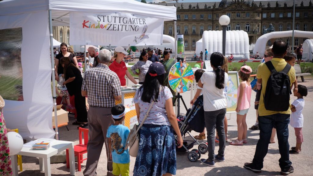 Video vom StZ-Kinder- und Jugendfestival: Die Stuttgarter City ist ein großer Spielplatz