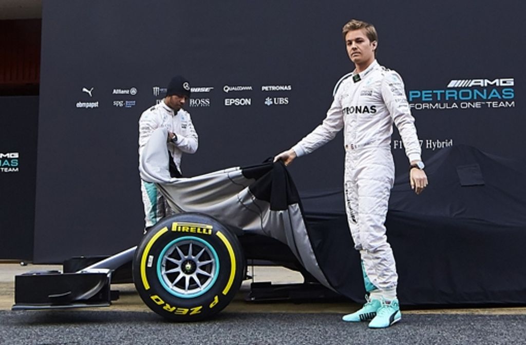 Lewis Hamilton (links) und Nico Rosberg