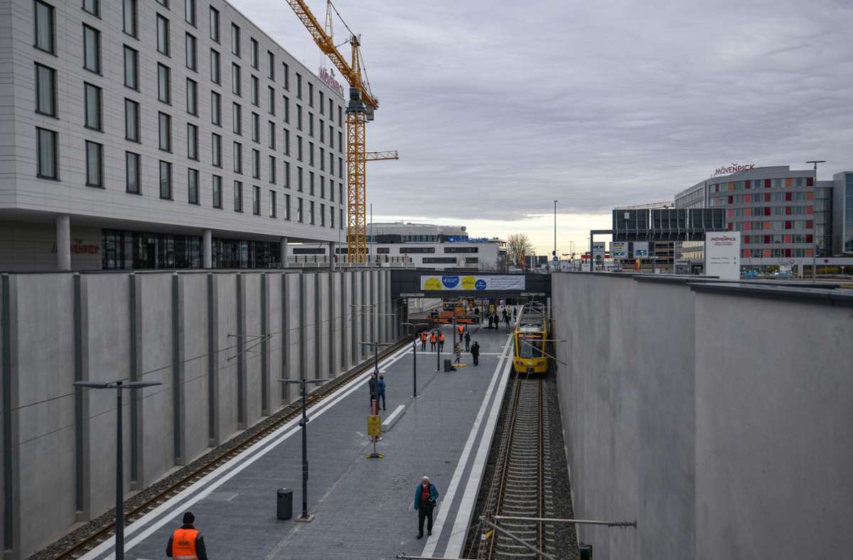 Mit der U6 ist der Hauptbahnhof künftig vom Flughafen aus in 30 Minuten erreichbar.