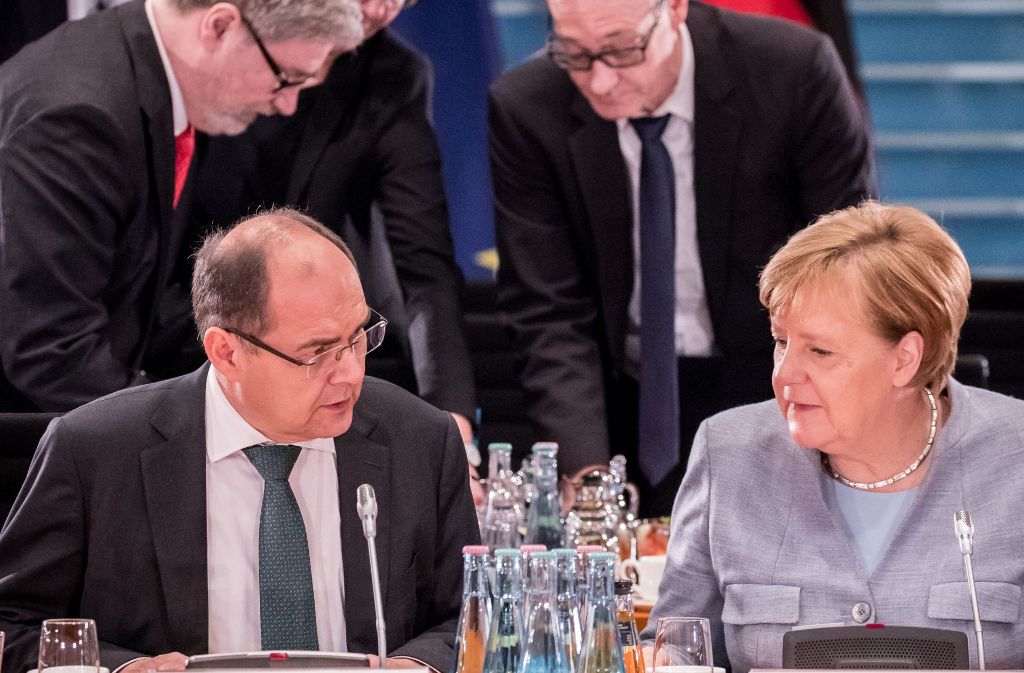 Bundeskanzlerin Angela Merkel (CDU) und Landwirtschaftsminister Christian Schmidt (CSU). Foto: dpa
