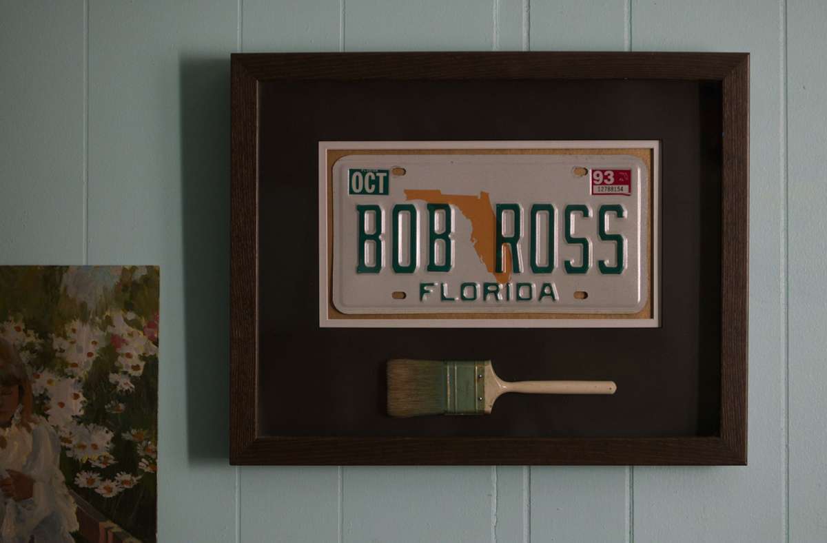 Foto aus der Netflix-Doku „Bob Ross: Glückliche Unfälle, Betrug und Gier“: