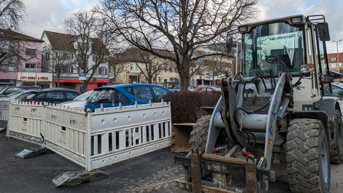 Umgestaltung in Ludwigsburg: Arsenalplatz: die Arbeiten beginnen