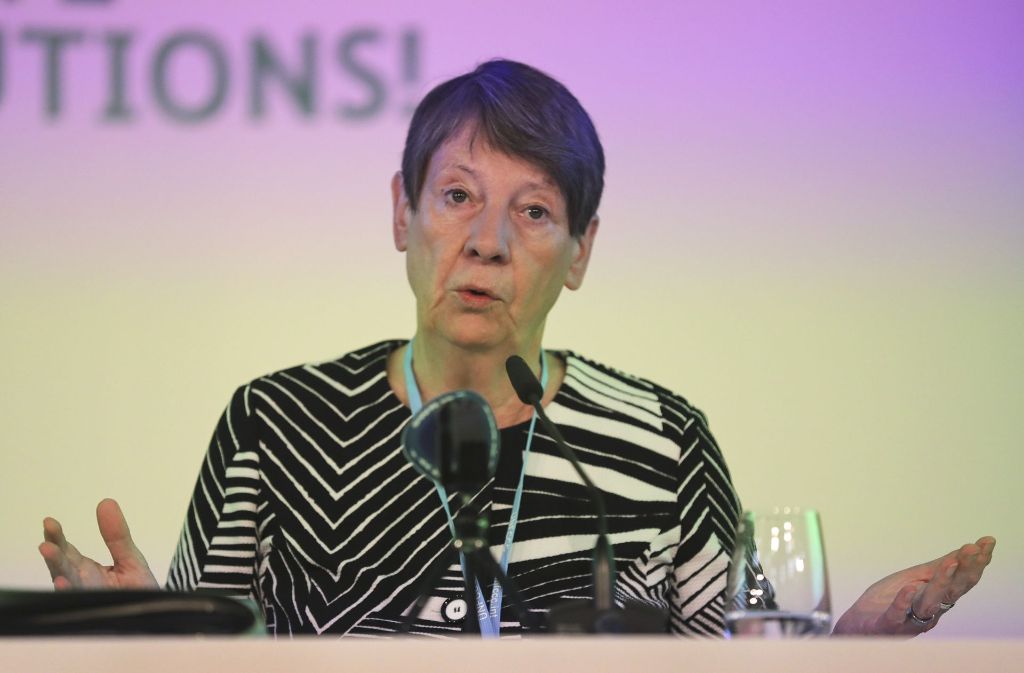 Die scheidende Umweltministerin Barbara Hendrick sieht  Deutschland  weiterhin zu ambitioniertem Klimaschutz verpflichtet. Foto: epd