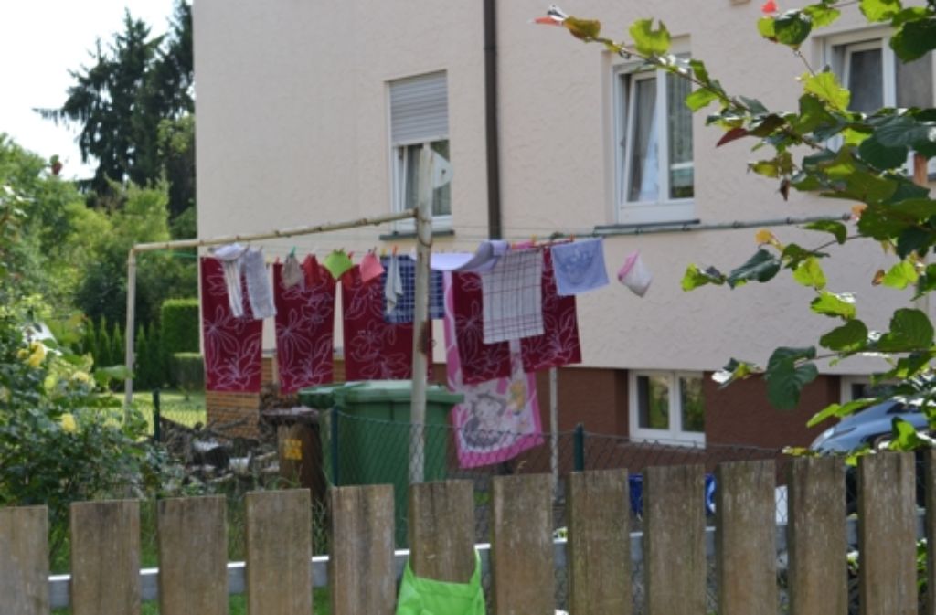577 Menschen wohnen an der Katzenbachstraße. Da fällt natürlich auch jede Menge Wäsche an.