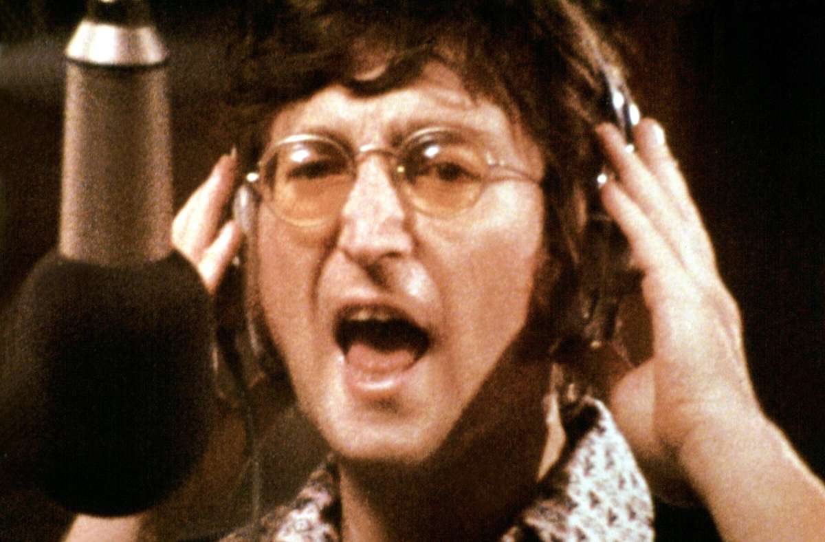 John Lennon 1971 bei den Aufnahmen zum Album „Imagine“ Foto: imago images/Everett Collection