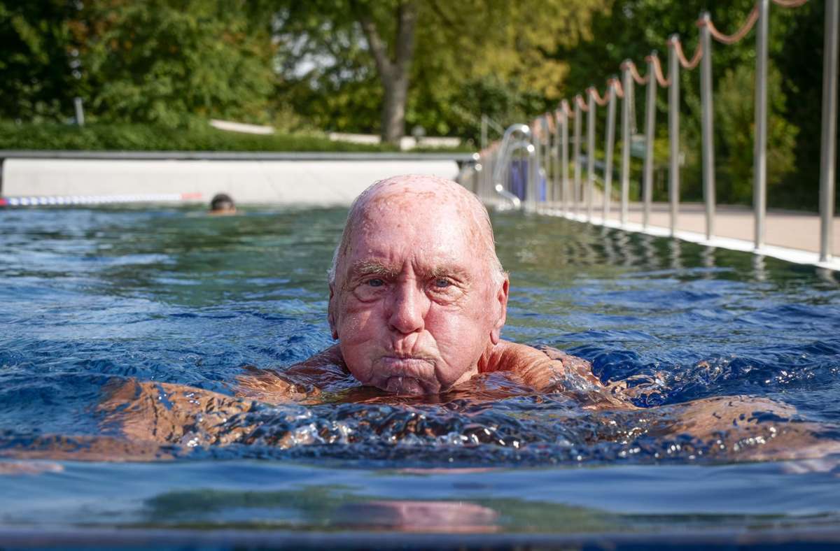 Mit 14 Jahren hat Olaf Thümmler schwimmen gelernt.