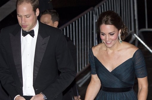 Sehen immer glamourös aus – Prinz William und seine Frau Kate in New York auf dem Weg zu einem Empfang. Foto: dpa