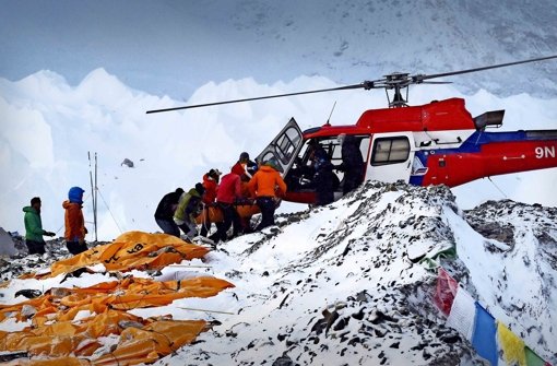 Die Lage am Mount Everest ist laut den Sherpafamilien dramatisch. Foto:AFP Foto:  