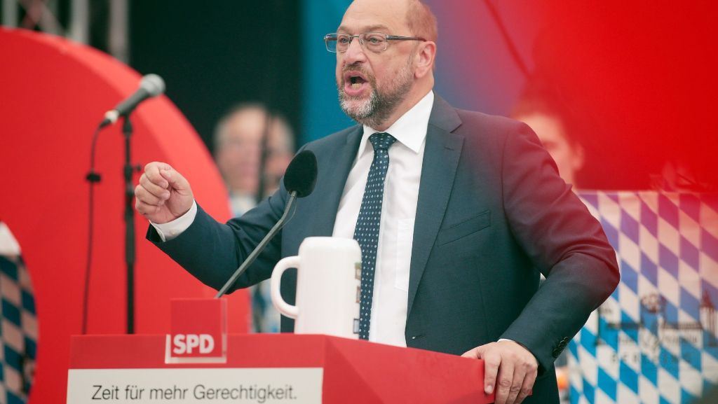 Gillamoos Volksfest: Martin Schulz zeigt sich angriffslustig