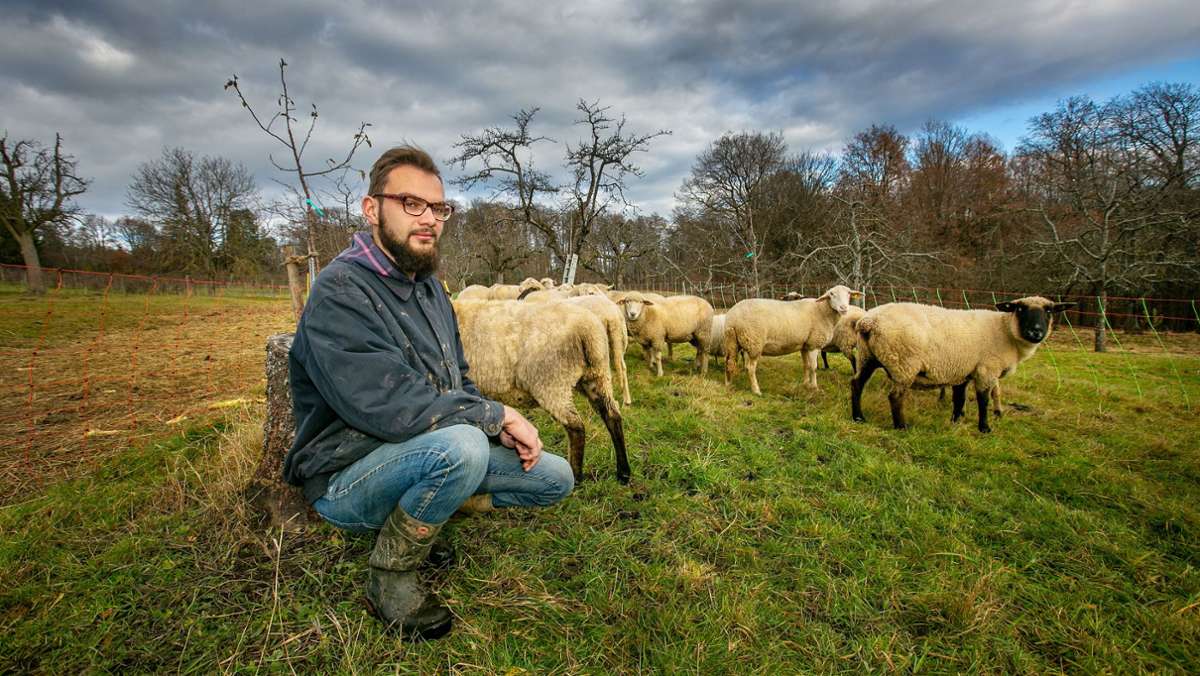  Mit der Solidarischen Landwirtschaft (Solawi) in Aichwald im Kreis Esslingen setzt sich der 25-jährige Student Jonas Kienel für den Artenschutz ein. 