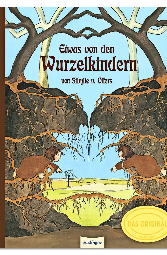 Die berühmten „Wurzelkinder“: Das Buch erschien 1906 zum ersten Mal und wurde damals im Esslinger Schreiber-Verlag gedruckt.