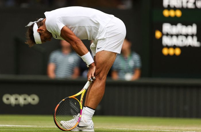 Rafael Nadal in Wimbledon: Spanischer Tennis-Star lässt Halbfinal-Teilnahme offen