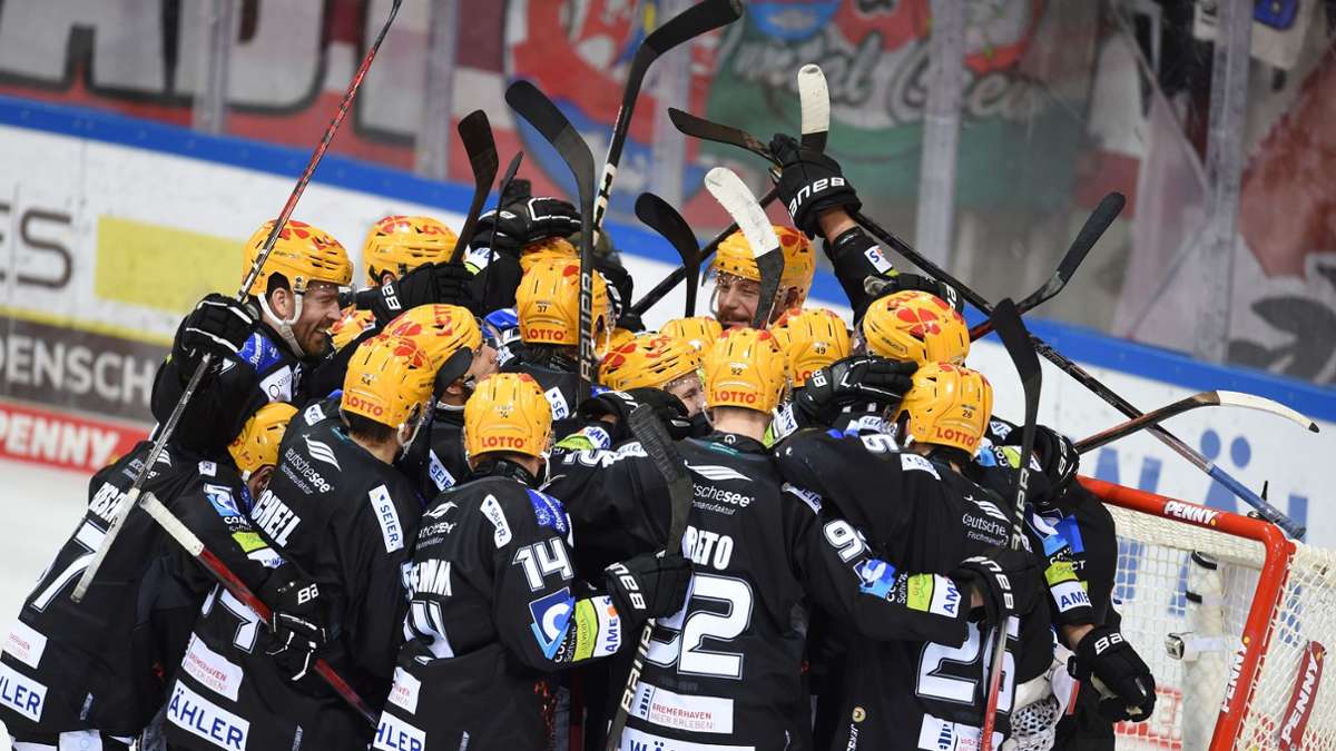 Eishockey: Jetzt soll der Titel her: Bremerhavens Märchen geht weiter