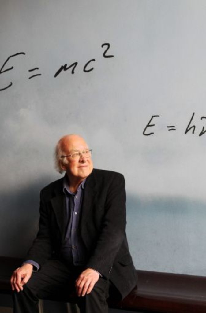 ... Teilchenphysiker Peter Higgs und ...