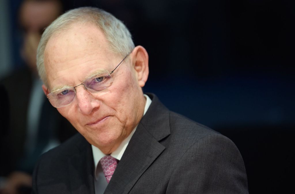 Bundestagspräsident Wolfgang Schäuble Foto: dpa