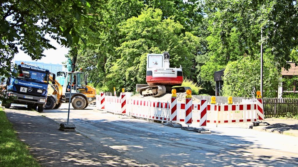Äxtlestraße in Birkach: Ein Anwohner beklagt sich über Lastwagen und Staub
