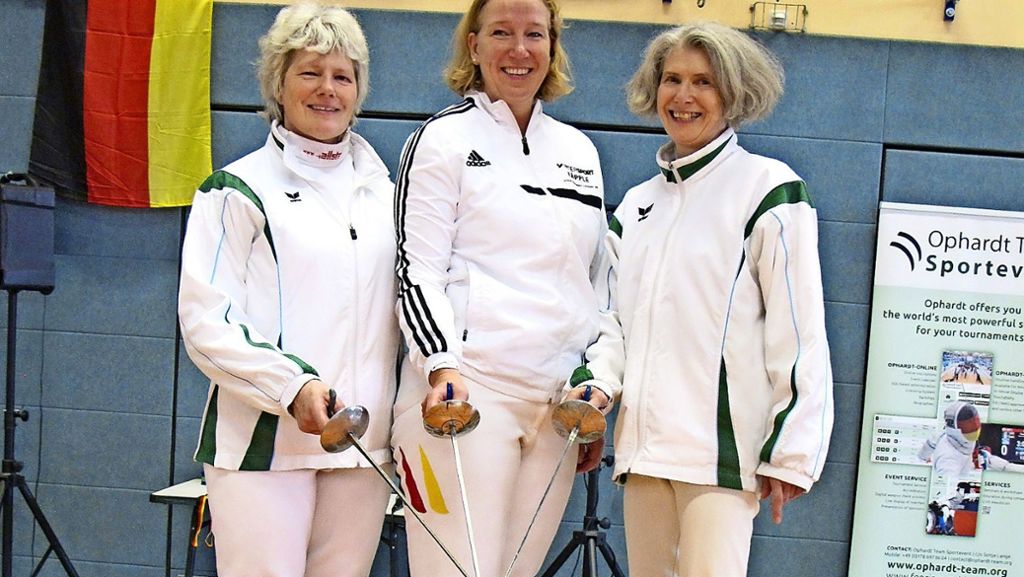  Deutsche Titelkämpfe in Erfurt. Ditzinger Seniorinnen setzen eine Tradition fort. 