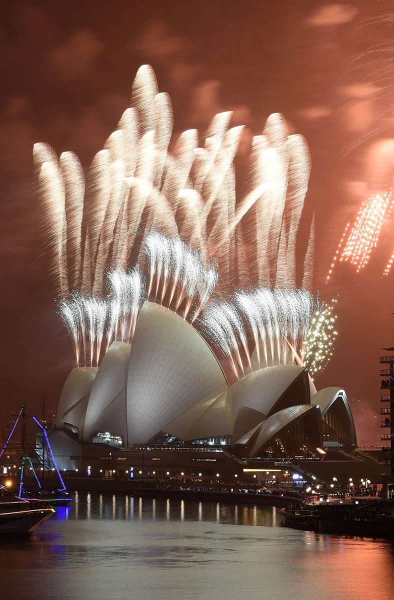 Sydney begrüßt das neue Jahr – mit Feuerwerk, aber ohne Zuschauer.