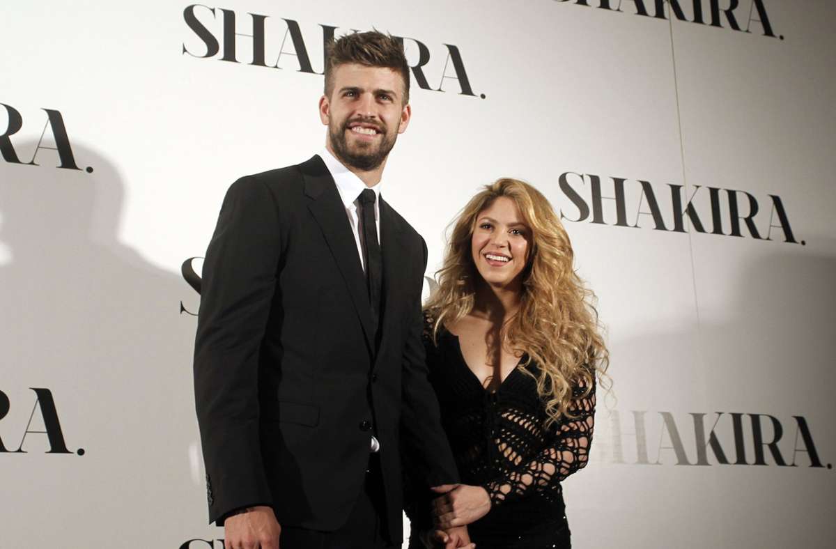 Neues Glück: Shakira und ihr Freund Gerard Piqué 2014 bei der Präsentation ihres neuen Albums „Shakira“