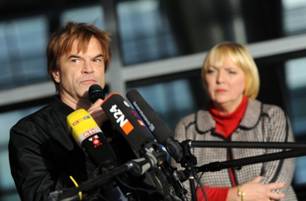 Tote-Hosen-Sänger Campino und Bundestagsvizepräsidentin Claudia Roth.