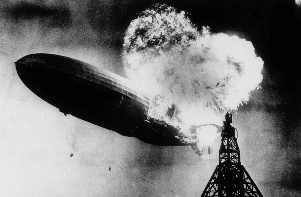 „Plötzlich stand die Luft in Flammen“: So beschreibt ein Überlebender den tragischen „Hindenburg“-Absturz am 6. Mai 1937.