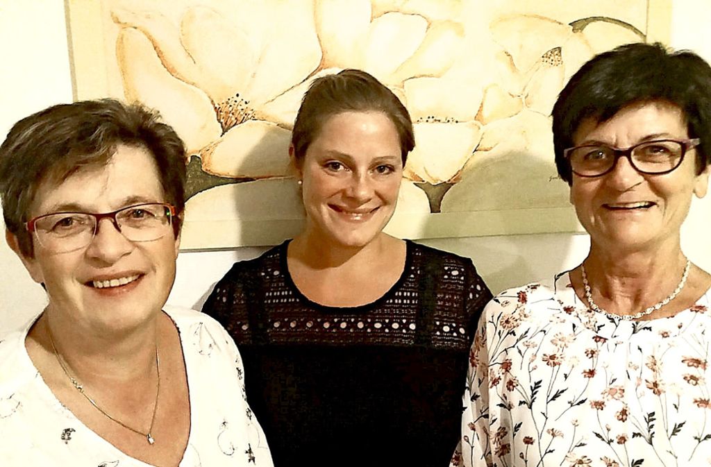 Resi Berger-Bäuerle, Yvonne Schmidt-Schwämmle und Rose Marie Fischer (von links) möchten wieder in den Gemeinderat. Foto: privat