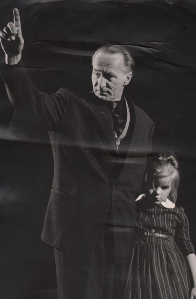 Susanne Heydenreichs, acht Jahre alt, bei ihrem ersten Bühnenauftritt: Erwin Sylanus’ „Korczak und die Kinder“ im Jahr 1962.