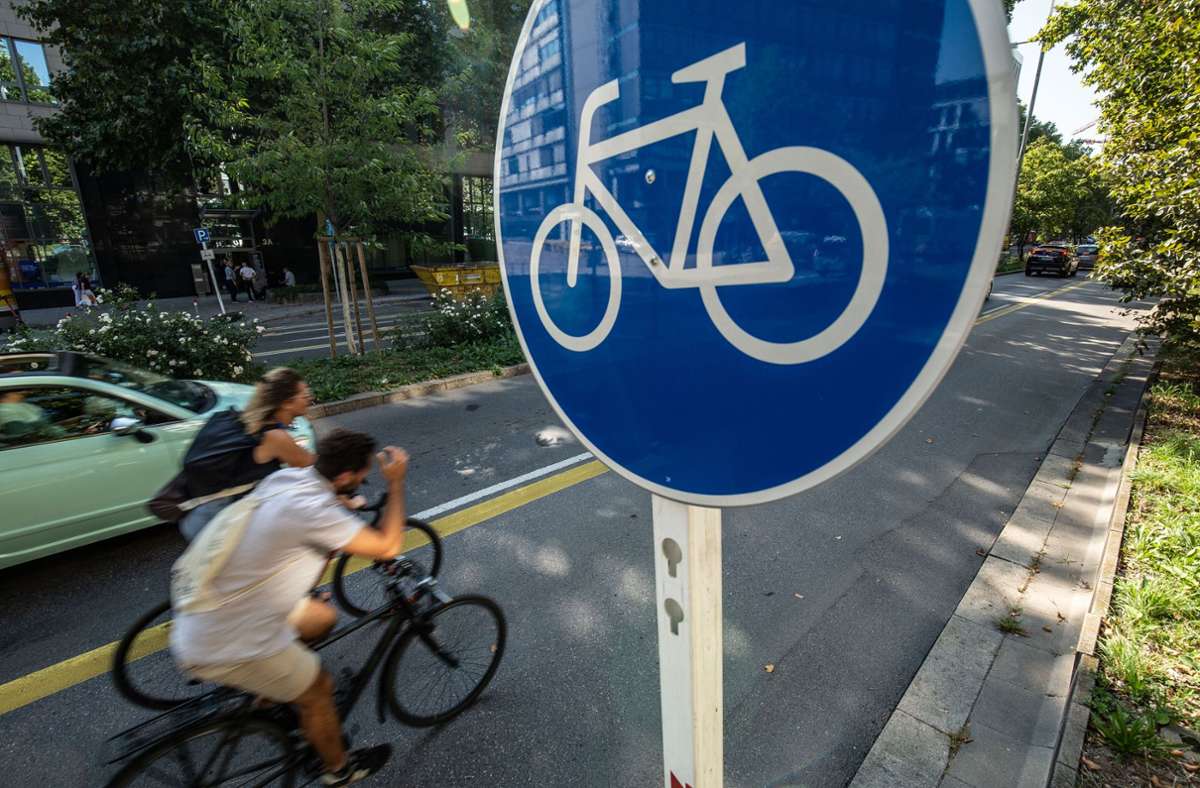 Radfahren in Stuttgart: ein kontroverses Thema Foto: Lichtgut/Piechowski