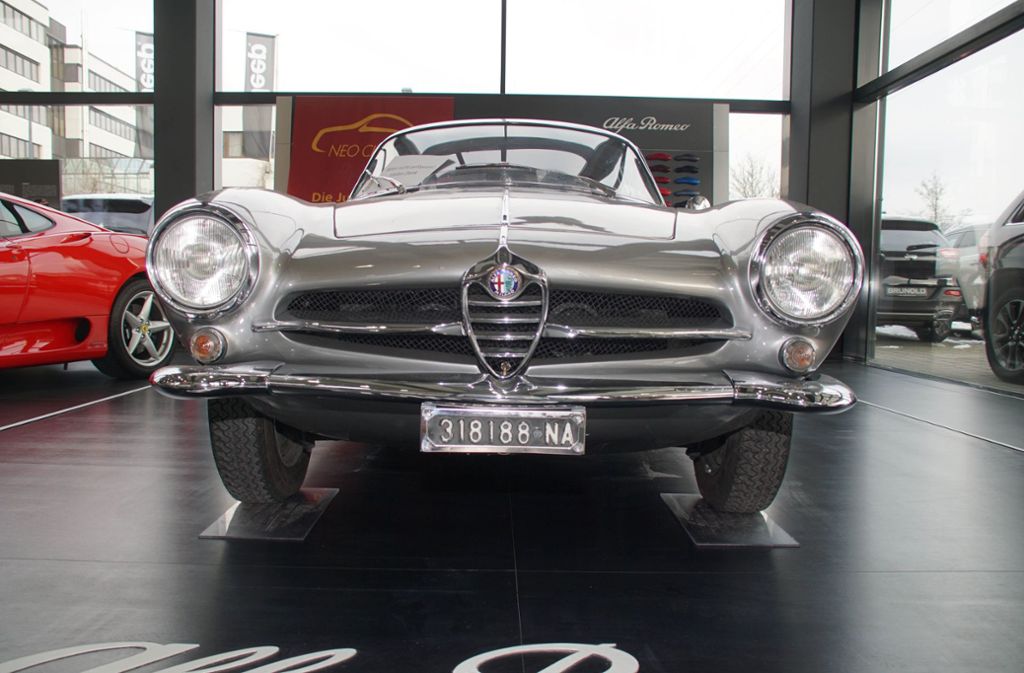 Ein Sammlerstück der italienischen Marke Alfa Romeo, Baujahr 1961.