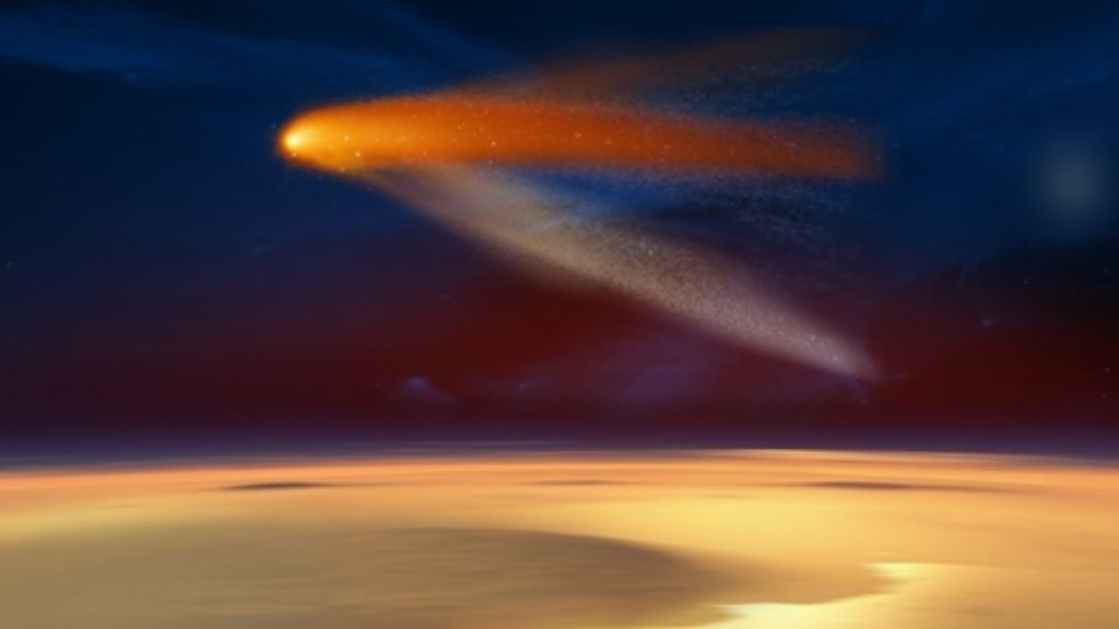 Astronomen aus dem Häuschen: Komet rast ganz knapp am Mars vorbei
